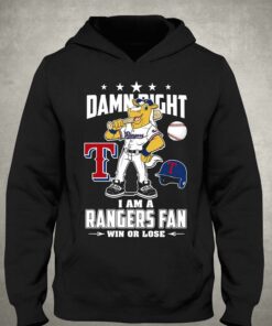 Damn Right Texas Rangers Fan Unisex T shirt 3
