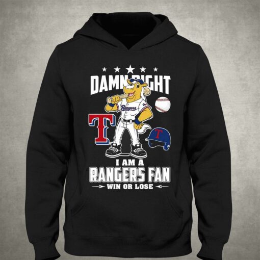 Damn Right Texas Rangers Fan Unisex T-shirt