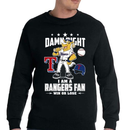 Damn Right Texas Rangers Fan Unisex T-shirt