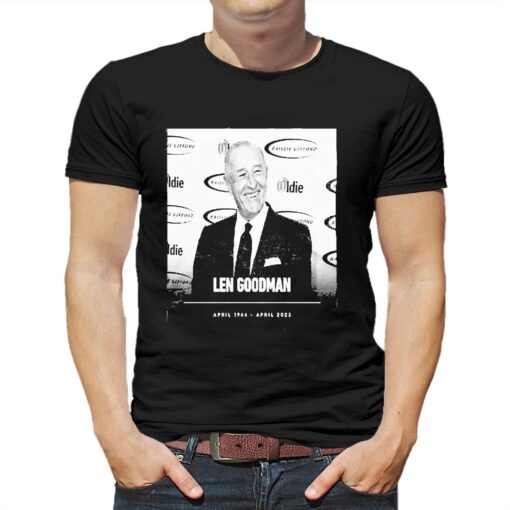 Dancing With The Stars Judge Len Goodman Dies Rip 1944 2023 T-shirt