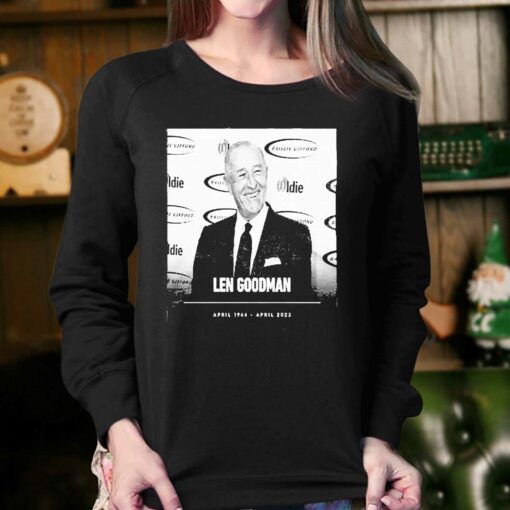 Dancing With The Stars Judge Len Goodman Dies Rip 1944 2023 T-shirt