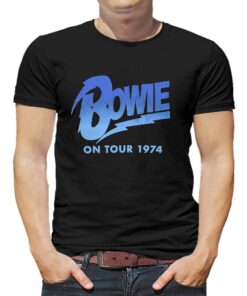 David Bowie Attractive T-shirt On Tour 1974 David Bowie Attractive T-shirt On Tour 1974