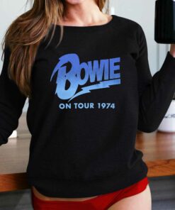 David Bowie Attractive T-shirt On Tour 1974 David Bowie Attractive T-shirt On Tour 1974
