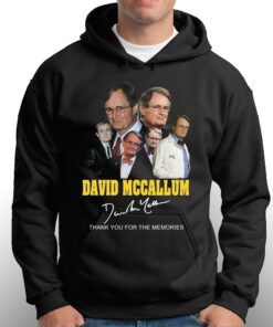 David Mccallum Signature Thank You For The Memories T-shirt 2 David Mccallum Signature Thank You For The Memories T shirt 3