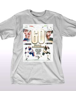 David Pastrnak And Connor Mcdavid 60 Goals Single-season Shirt David Pastrnak And Connor Mcdavid 60 Goals Single-season Shirt