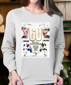 David Pastrnak And Connor Mcdavid 60 Goals Single season Shirt 4