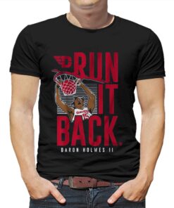 Dayton Basketball Daron Holmes Ii Run It Back T-shirt Dayton Basketball Daron Holmes Ii Run It Back T-shirt