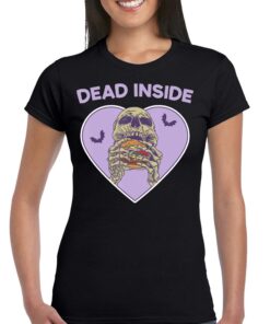 Dead Inside Skeleton Yami Kawaii Mental Illness Menhera T-shirt Dead Inside Skeleton Yami Kawaii Mental Illness Menhera T-shirt