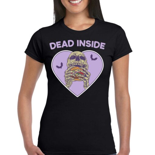 Dead Inside Skeleton Yami Kawaii Mental Illness Menhera T-shirt