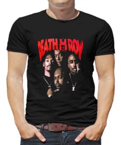 Death Row Records T-shirt 2pac Dr Dre Snoop Dogg Death Row Records T-shirt 2pac Dr Dre Snoop Dogg