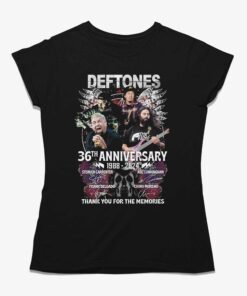 Deftones 36th Anniversary 1988 – 2024 Thank You For The Memories T-shirt Deftones 36th Anniversary 1988 – 2024 Thank You For The Memories T-shirt
