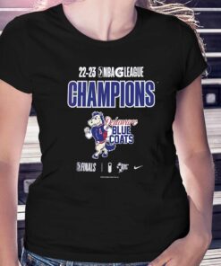 Delaware Blue Coats Nike 2023 Nba G-league Champions T-shirt Delaware Blue Coats Nike 2023 Nba G-league Champions T-shirt