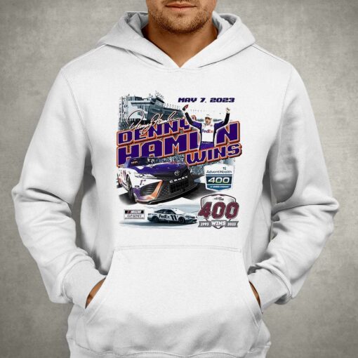 Denny Hamlin 2023 Adventhealth 400 Race Winner Shirt