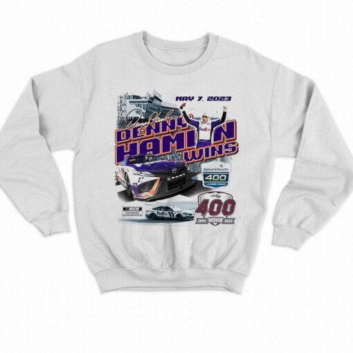 Denny Hamlin 2023 Adventhealth 400 Race Winner Shirt