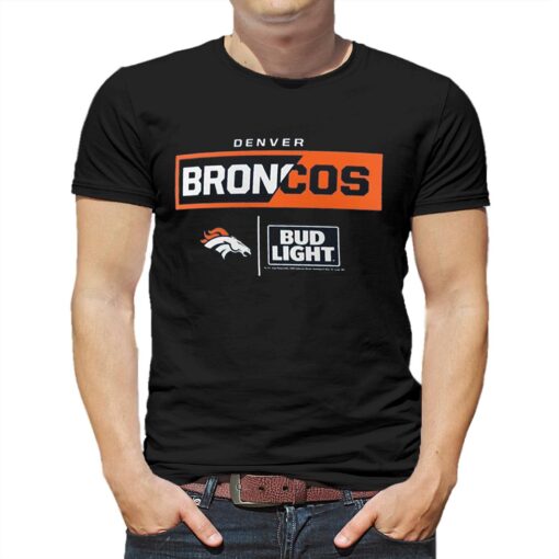 Denver Broncos Fanatics Branded Nfl X Bud Light T-shirt