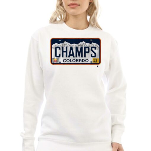 Denver Champs License Plate T-shirt