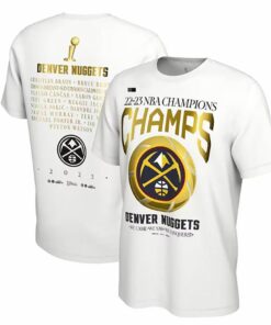 Denver Nuggets 2023 Nba Finals Champions Celebration Roster T-shirt 2 Denver Nuggets 2023 Nba Finals Champions Celebration Roster T shirt 3