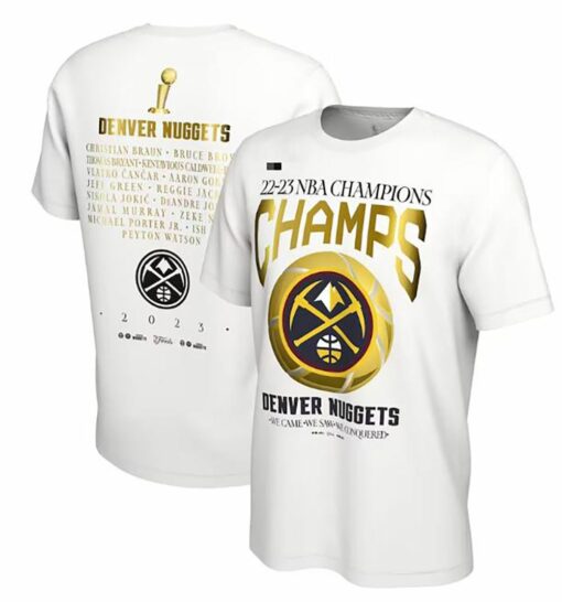 Denver Nuggets 2023 Nba Finals Champions Celebration Roster T-shirt