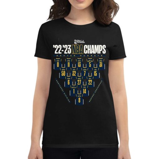 Denver Nuggets 2023 Nba Finals Champions Close Out Jersey Roster T-shirt