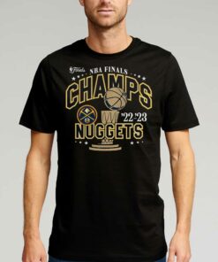 Denver Nuggets 2023 Nba Finals Champions Slip Trophy T-shirt Denver Nuggets 2023 Nba Finals Champions Slip Trophy T-shirt