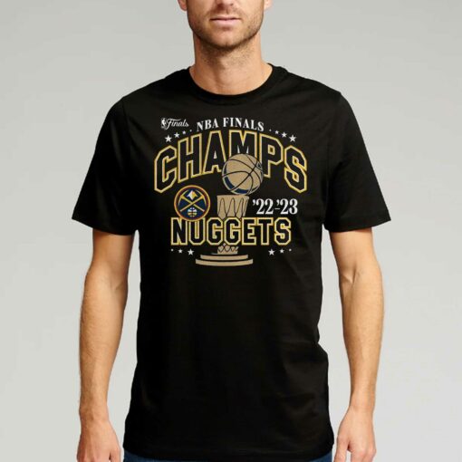 Denver Nuggets 2023 Nba Finals Champions Slip Trophy T-shirt