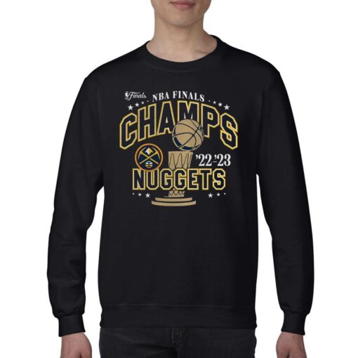 Denver Nuggets 2023 Nba Finals Champions Slip Trophy T-shirt