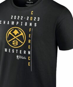 Denver Nuggets 2023 Western Conference Champions Crossover Team Roster T-shirt Denver Nuggets 2023 Western Conference Champions Crossover Team Roster T-shirt