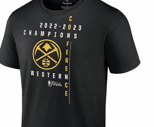 Denver Nuggets 2023 Western Conference Champions Crossover Team Roster T-shirt