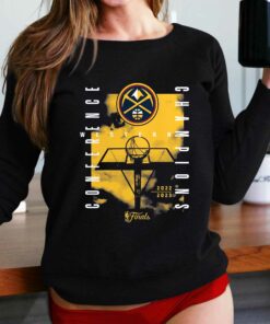 Denver Nuggets 2023 Western Conference Champions Free Throw Courtside T-shirt Denver Nuggets 2023 Western Conference Champions Free Throw Courtside T-shirt