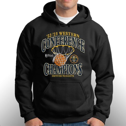 Denver Nuggets 2023 Western Conference Champions Pass Hoops T-shirt