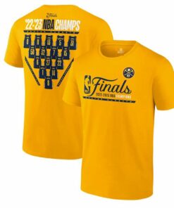 Denver Nuggets Fanatics Branded 2023 Nba Finals Champions Close Out Jersey Roster T-shirt 2 Denver Nuggets Fanatics Branded 2023 Nba Finals Champions Close Out Jersey Roster T shirt 3