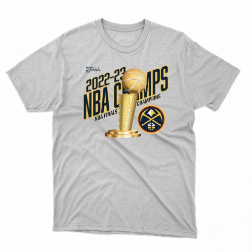 Denver Nuggets Fanatics Branded 2023 Nba Finals Champions Floater Trophy T-shirt