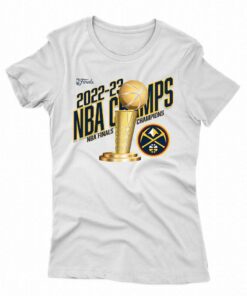 Denver Nuggets Fanatics Branded 2023 Nba Finals Champions Floater Trophy T-shirt Denver Nuggets Fanatics Branded 2023 Nba Finals Champions Floater Trophy T-shirt