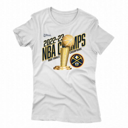 Denver Nuggets Fanatics Branded 2023 Nba Finals Champions Floater Trophy T-shirt