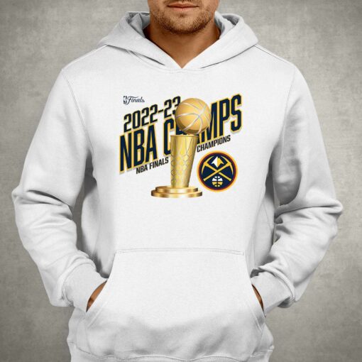 Denver Nuggets Fanatics Branded 2023 Nba Finals Champions Floater Trophy T-shirt