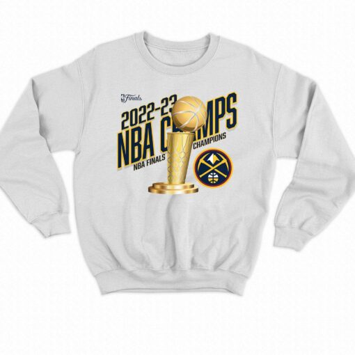 Denver Nuggets Fanatics Branded 2023 Nba Finals Champions Floater Trophy T-shirt