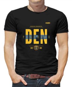 Denver Nuggets Fanatics Branded 2023 Nba Playoffs Jump Ball T-shirt Denver Nuggets Fanatics Branded 2023 Nba Playoffs Jump Ball T-shirt