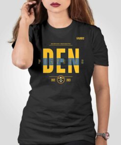 Denver Nuggets Fanatics Branded 2023 Nba Playoffs Jump Ball T-shirt Denver Nuggets Fanatics Branded 2023 Nba Playoffs Jump Ball T-shirt