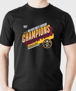 Denver Nuggets Fanatics Branded 2023 Northwest Division Champions Locker Room T-shirt Denver Nuggets Fanatics Branded 2023 Northwest Division Champions Locker Room T-shirt