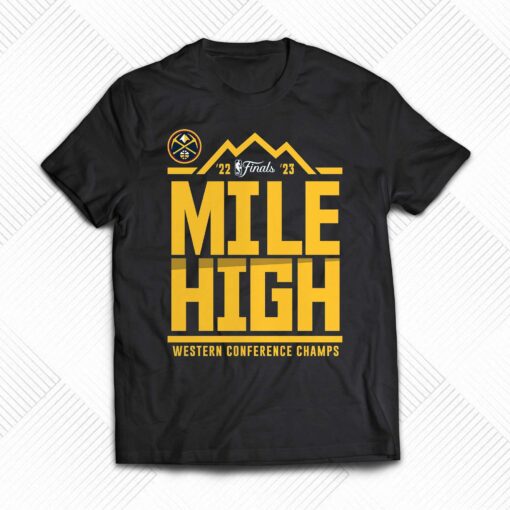 Denver Nuggets Fanatics Branded 2023 Western Conference Champions Spin Hometown Mantra T-shirt