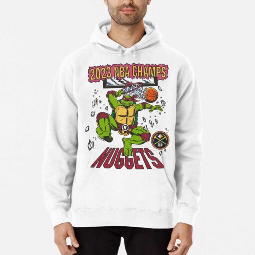 Denver Nuggets Homage Unisex 2023 Nba Finals Champions Nba X Tmnt T-shirt