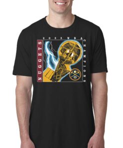 Denver Nuggets Homage Unisex 2023 Nba Finals Champions Tri-blend Lightning T-shirt Denver Nuggets Homage Unisex 2023 Nba Finals Champions Tri-blend Lightning T-shirt