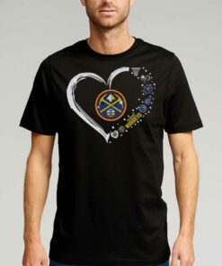Denver Nuggets Logo Heart Diamond 2023 Shirt Denver Nuggets Logo Heart Diamond 2023 Shirt