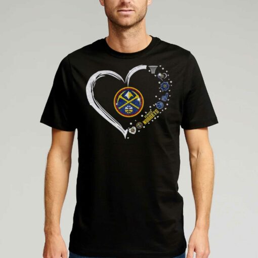 Denver Nuggets Logo Heart Diamond 2023 Shirt