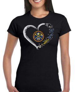 Denver Nuggets Logo Heart Diamond 2023 Shirt Denver Nuggets Logo Heart Diamond 2023 Shirt
