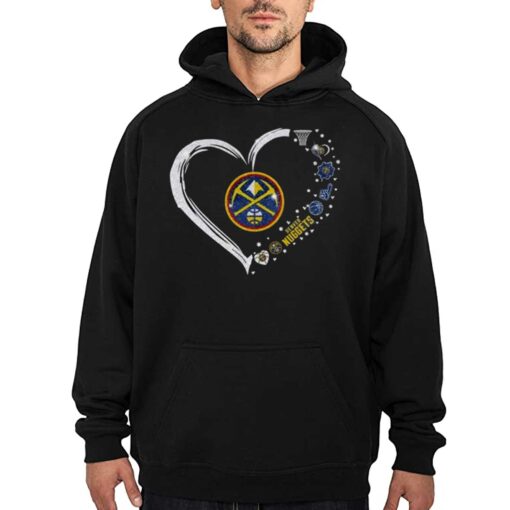 Denver Nuggets Logo Heart Diamond 2023 Shirt