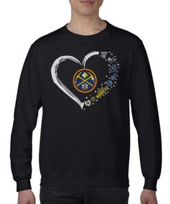 Denver Nuggets Logo Heart Diamond 2023 Shirt 3 Denver Nuggets Logo Heart Diamond 2023 Shirt 4