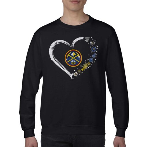 Denver Nuggets Logo Heart Diamond 2023 Shirt