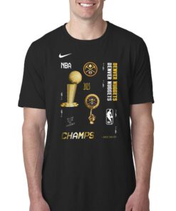Denver Nuggets Nike 2023 Nba Finals Champions Celebration Expressive T-shirt Denver Nuggets Nike 2023 Nba Finals Champions Celebration Expressive T-shirt