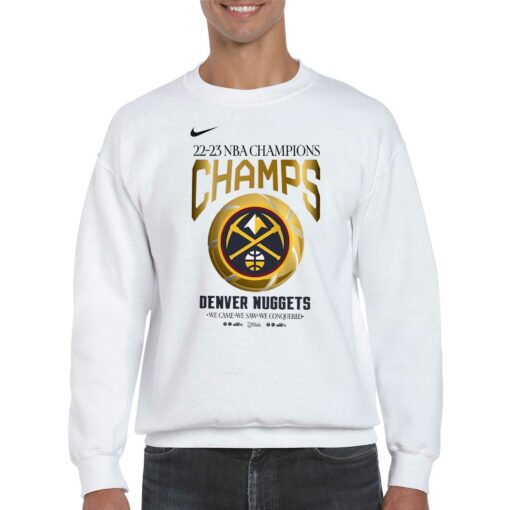 Denver Nuggets Nike 2023 Nba Finals Champions Celebration Shirt